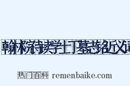 翰林院侍读学士丁墓志铭近义词是什么意思的图片